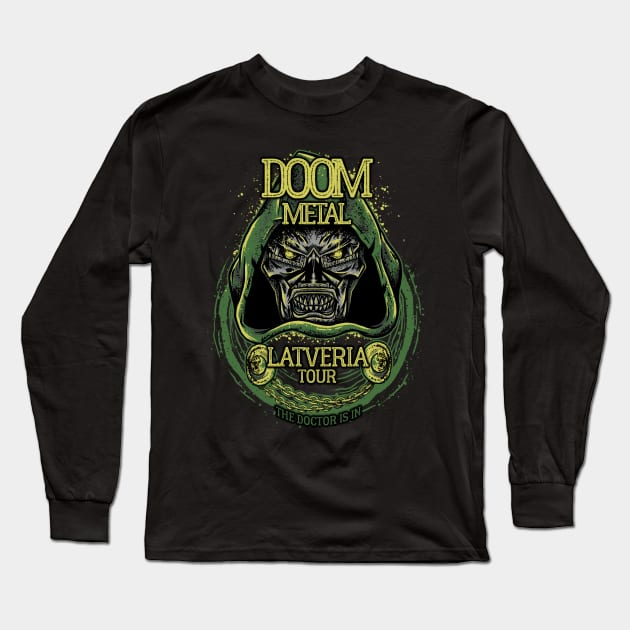 Doom Metal Long Sleeve T-Shirt by MitchLudwig